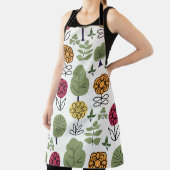 シームレスかわいいパターン、夏の自然、抽象芸術  エプロン (インサイチュ)