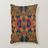 シームレスなアフリカのエト伝統的テクスパターン アクセントクッション (正面(垂直))