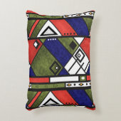 シームレスなアフリカのエト伝統的テクスパターン アクセントクッション (正面(垂直))