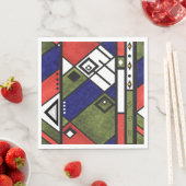 シームレスなアフリカのエト伝統的テクスパターン スタンダードランチョンナプキン (インサイチュ)