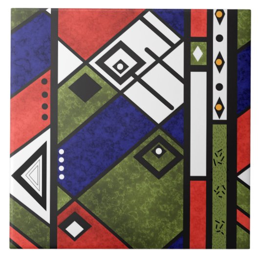 シームレスなアフリカのエト伝統的テクスパターン タイル (正面)