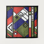 シームレスなアフリカのエト伝統的テクスパターン タペストリー (正面)