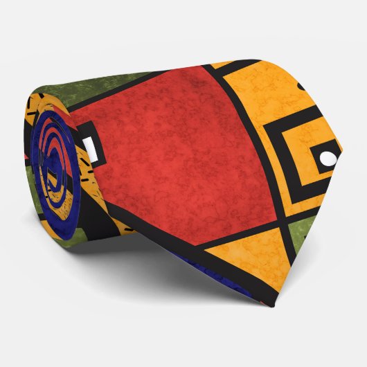 シームレスなアフリカのエト伝統的テクスパターン ネクタイ (ロール)