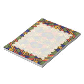 シームレスなアフリカのエト伝統的テクスパターン ノートパッド (回転)