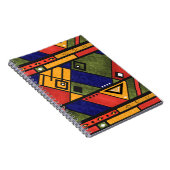 シームレスなアフリカのエト伝統的テクスパターン ノートブック (右側)