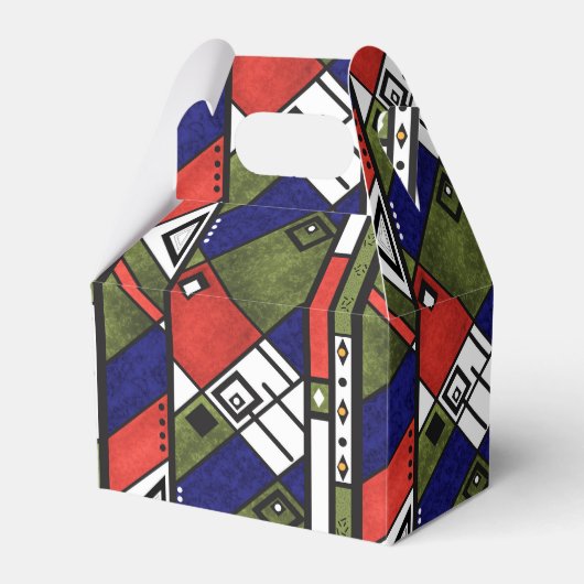 シームレスなアフリカのエト伝統的テクスパターン フェイバーボックス (正面サイド)