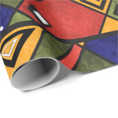 シームレスなアフリカのエト伝統的テクスパターン ラッピングペーパー (ロールコーナー)