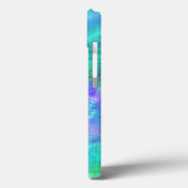 シームレスなアート背景水色ブルー,グリーン Case-Mate iPhoneケース (裏面 / 左)