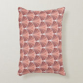 シームレスなアールデコパターン。ヴィンテージミニマルバ アクセントクッション (正面(垂直))