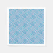 シームレスなイスラエルのパスポート様式 スタンダードカクテルナプキン (正面)