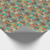 シームレスなイスラム、アラビアのタイルのパターン。 ラッピングペーパー (角)