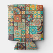 シームレスなイスラム、アラビアのタイルのパターン。 缶クーラー (裏面)