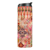 シームレスなエスニックの美しいパターンを抽象芸術デジに タンブラー (回転左)