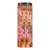 シームレスなエスニックの美しいパターンを抽象芸術デジに タンブラー (裏面)