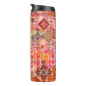シームレスなエスニックの美しいパターンを抽象芸術デジに タンブラー (回転右)