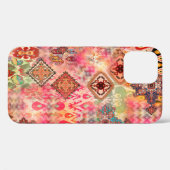 シームレスなエスニックの美しいパターンを抽象芸術デジに Case-Mate iPhoneケース (裏面 (横))