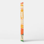 シームレスなオレンジパターン、抽象芸術ヴィンテージアート。 Case-Mate iPhoneケース (裏面 / 右)