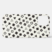 シームレスなカオス模様。ランダムに拡散されたジオメトリ Case-Mate iPhoneケース (裏面 (横))