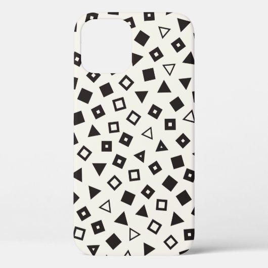 シームレスなカオス模様。ランダムに拡散されたジオメトリ Case-Mate iPhoneケース (裏面)