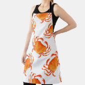 シームレスなカニの模様 エプロン (インサイチュ)