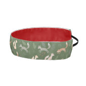 シームレスなキツネ冬の枝と葉パターン アスレチックヘッドバンド (右)