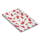 シームレスなクリスマスパターン、フェスティバルデザイン。 ノートブック (右側)