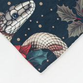 シームレスなクリスマスパターン フリースブランケット (角)