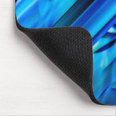 シームレスなグラフィックデザイン – ブルーブラックI マウスパッド (コーナー)