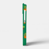 シームレスなサボテンのパターン、形状、パターン Case-Mate iPhoneケース (裏面 / 左)