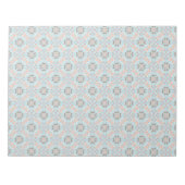 シームレスなシーシェルパターン ノートパッド (正面)