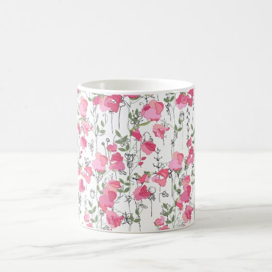 シームレスなシーズンパン無限のテ コーヒーマグカップ (中央)