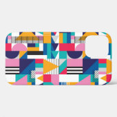 シームレスなジオメトリパタモダンーン(抽象芸術形式) Case-Mate iPhoneケース (裏面 (横))