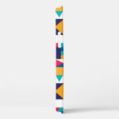 シームレスなジオメトリパタモダンーン(抽象芸術形式) Case-Mate iPhoneケース (裏面 / 右)