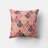 シームレスなジオメトリパターンを紙テクスチャに クッション (裏面)