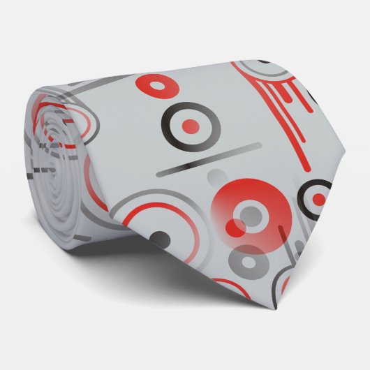 シームレスなジオメトリ抽象デザインとアイディア ネクタイ (ロール)