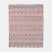 シームレスなジュエリービーズ結晶グリッターシャインsequ フリースブランケット (正面)