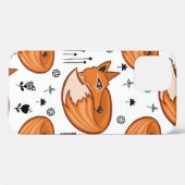 シームレスなスカンジナビアのパターン。子供の背景と Case-Mate iPhoneケース (裏面 (横))