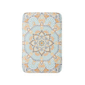 シームレスなタイルパターン：装飾的で多彩なデザイン バスマット (正面縦)