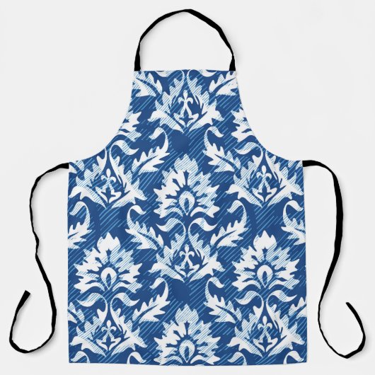 シームレスなダマスクパターン エプロン (正面)