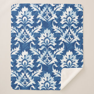 シームレスなダマスクパターン シェルパブランケット