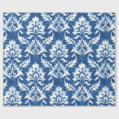 シームレスなダマスクパターン ラッピングペーパー (フラット)