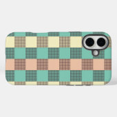シームレスなチェック柄 Case-Mate iPhoneケース (裏面 (横))