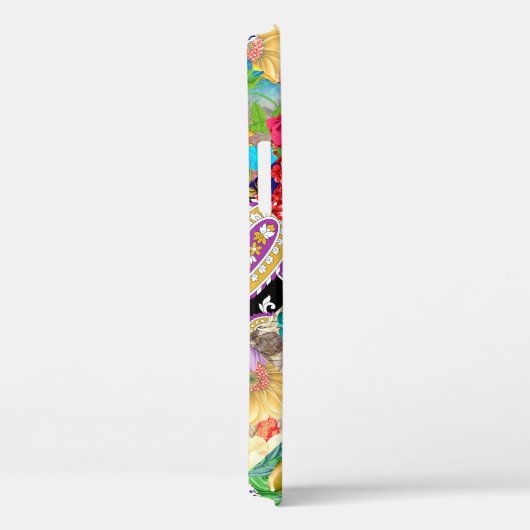 シームレスなテクスチャ(金ゴールドと黒い三角形のパット) Case-Mate iPhoneケース (裏面 / 右)