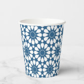 シームレスなトルコカラフルデザインかわいい 紙コップ (裏面)