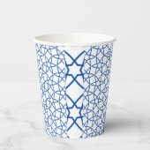 シームレスなトルコカラフルデザインアラビア語かわいい 紙コップ (左)