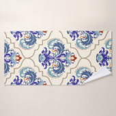 シームレスなトルコカラフルパターン。 バスタオル (バスタオル)