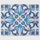 シームレスなトルコカラフルパターン。ヴィンテージマルチ ラッピングペーパー (フラット)