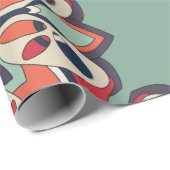 シームレスなトルコカラフル語 ラッピングペーパー (ロールコーナー)