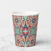 シームレスなトルコカラフル語 紙コップ (左)