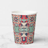 シームレスなトルコカラフル語 紙コップ (右)